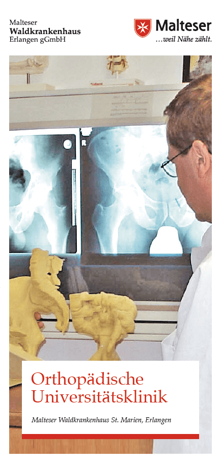 Folder Orthopädische Universitätsklinik herunterladen Folder Orthopädische Universitätsklinik herunterladen